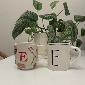 E Initial Mugs